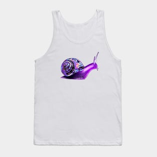 Purple Holo Snail Tank Top